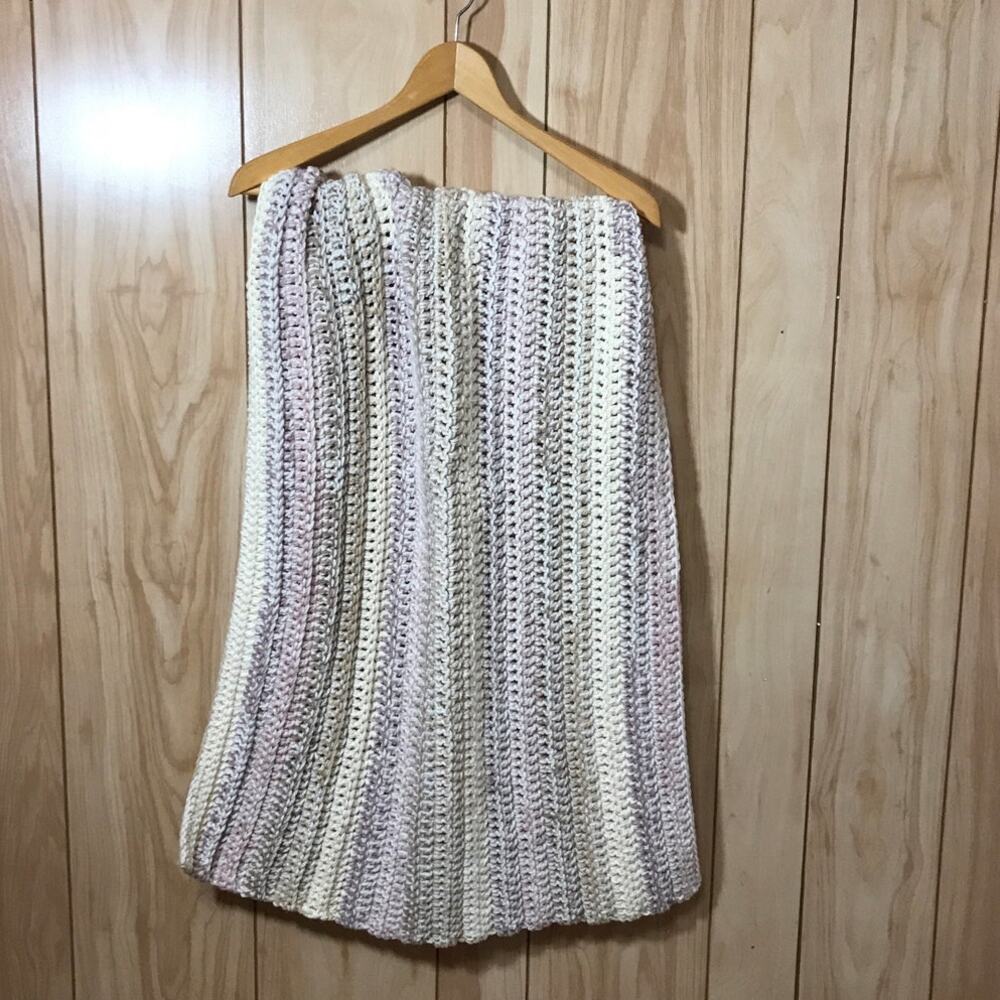 NWT Thick Multicolor Handmade Crocheted Baby Blanket by Dawny